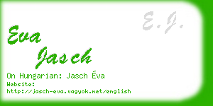 eva jasch business card